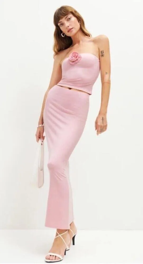 Reformation Adalynn Knit Two Piece in Babygirl XL - Image 5