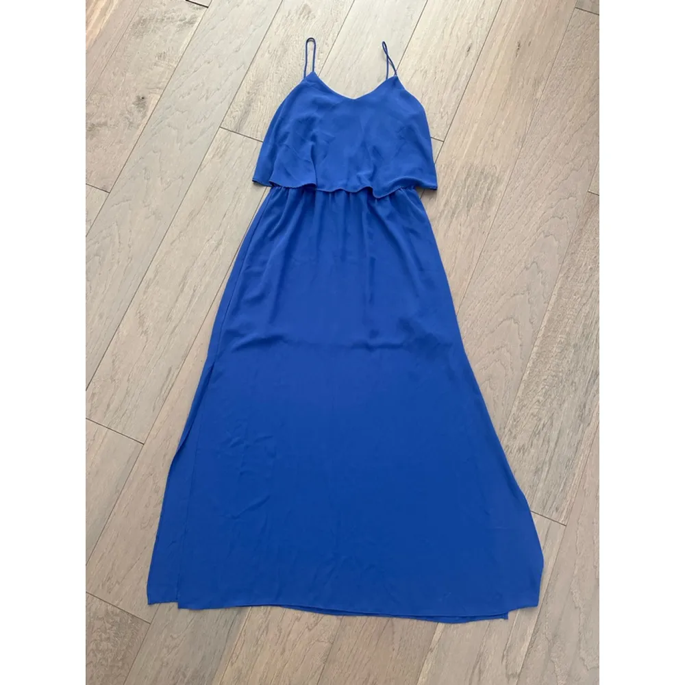 Mossimo Blue Maxi Dress Size Small - Image 2