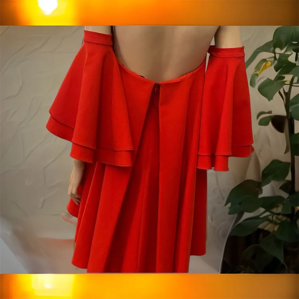 AUTHENTIC MILLY MILA  DRESS TOMATO RED‎ - Image 3