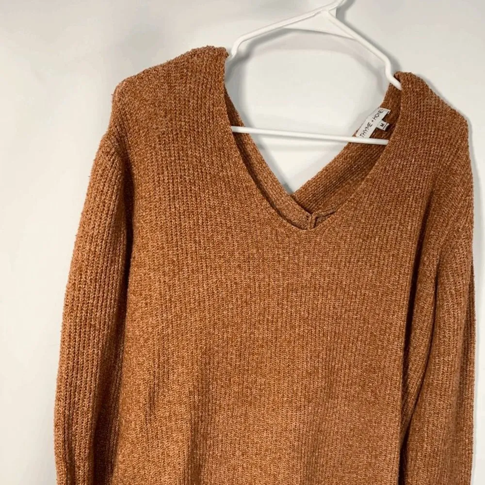 Thyme + Honey Knit Sweater Size M - Image 8