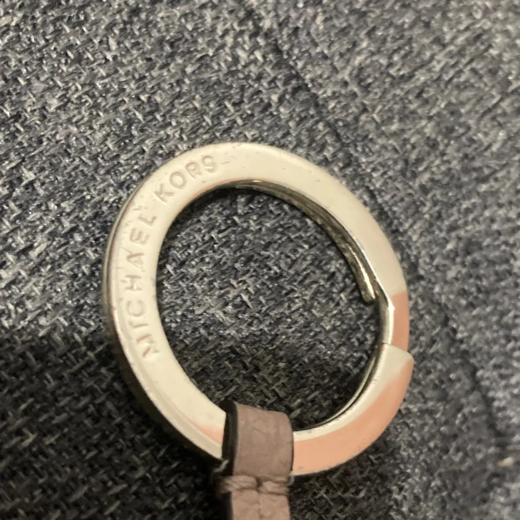 Michael Kors Light Tan Wristlet with Strap - Image 6