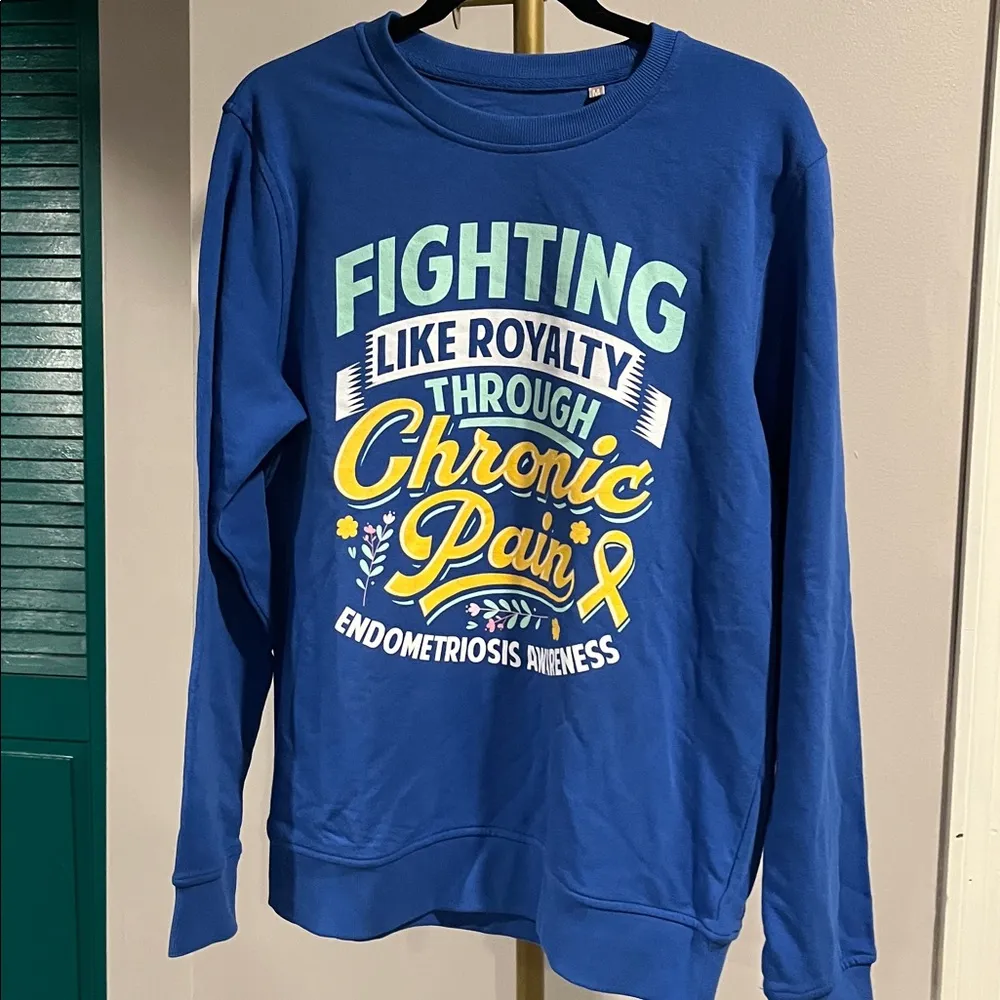 Fighting Like Royalty organic sweatshirt - Image 3