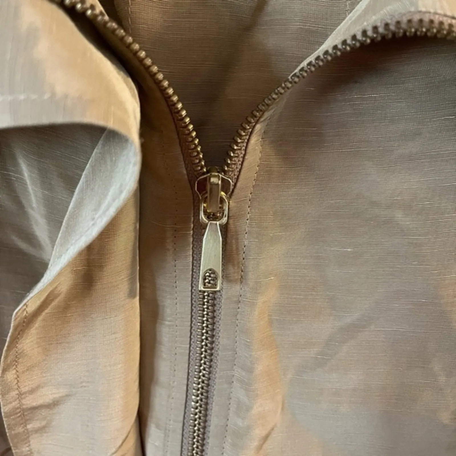 Lafayette 148 New York Tan Jacket With Belt‎ Size 2 - Image 8