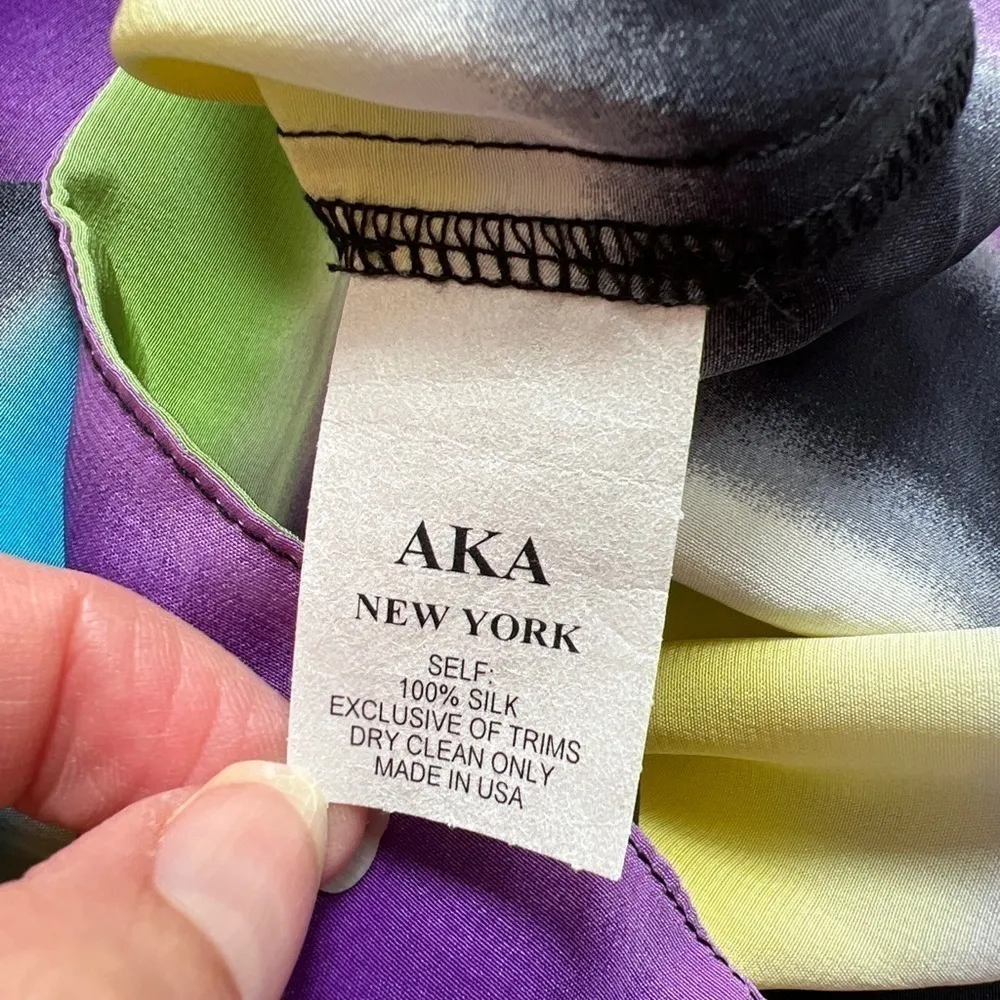 AKA New York Striped Silk Strapless Romper‎ Size M - Image 5