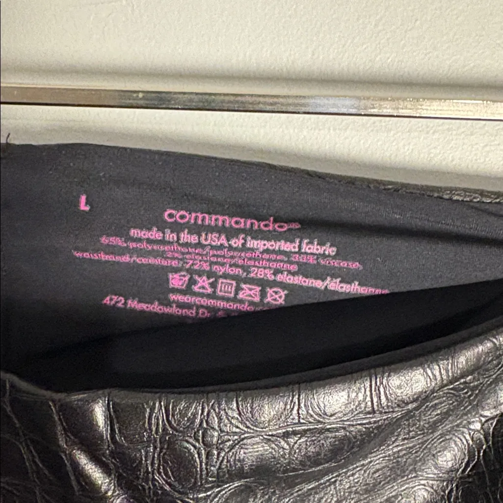 Commando | Croc Faux Leather Leggings - Image 5