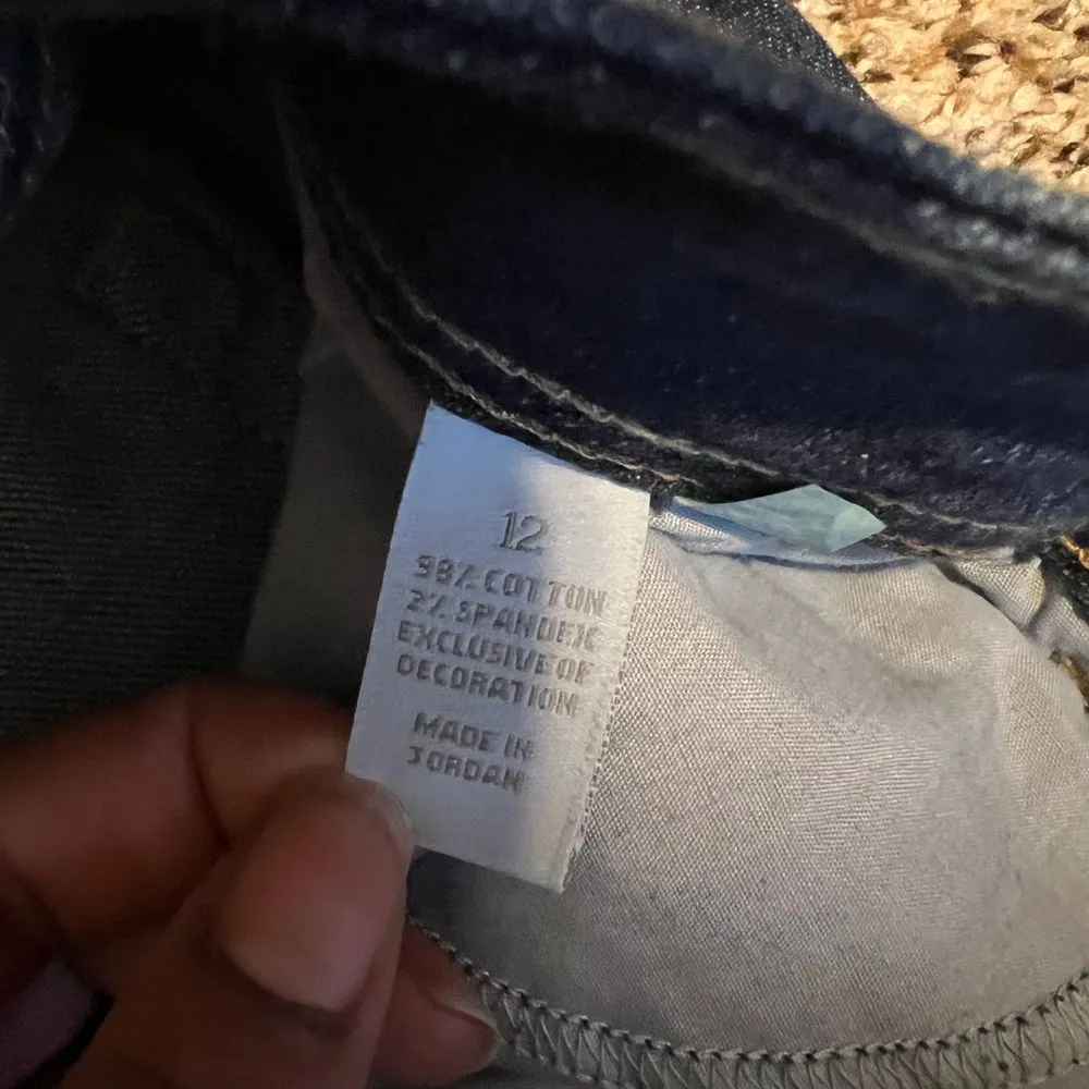 Charter Club Classic Straight Leg Medium Wash Denim Jeans Size 12 - Image 3