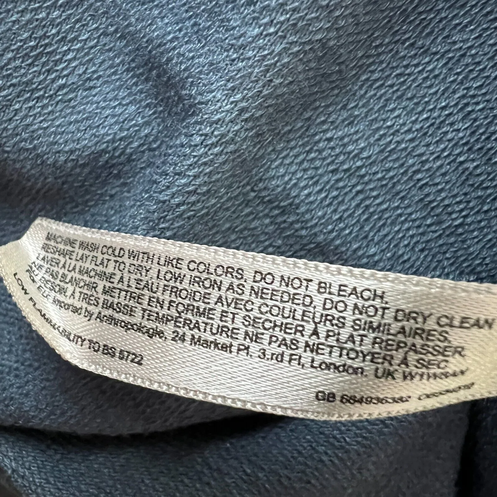 Anthropologie Saturday Sunday Shirt Womens Small Blue‎ Open Laser Cutout Lounge - Image 8