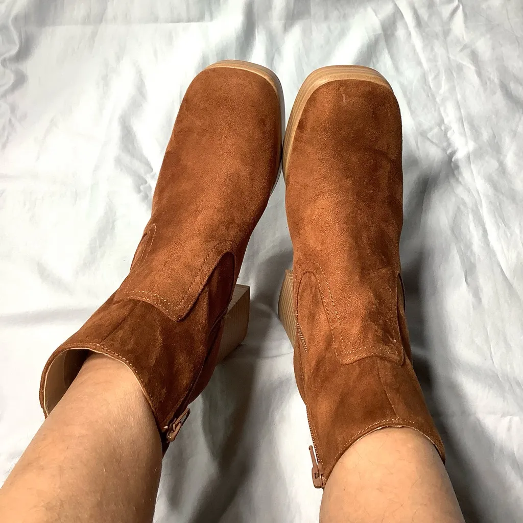 BP KEYLA platform booties NEW 🔥 Brown Size 9 - Image 7