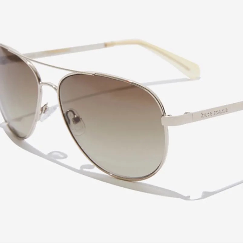 KATE SPADE GOLD AVIATOR SUNGLASSES - Image 3