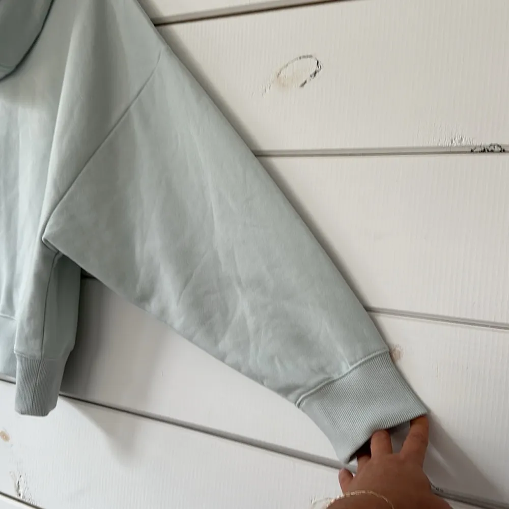 CALIA by Carrie Underwood Cropped Zip Hoodie Calming Green 1X - Image 14