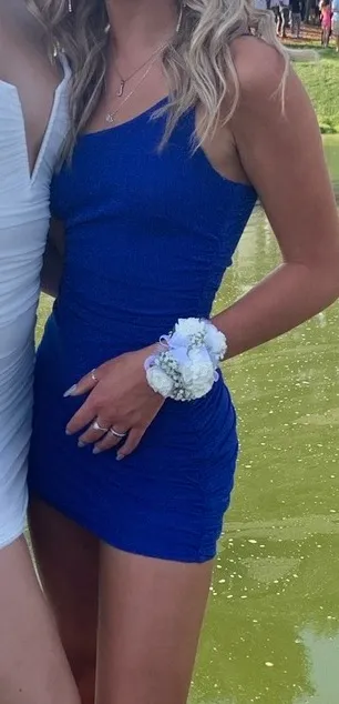 Dillard's homecoming one shoulder mini dress  - Image 2