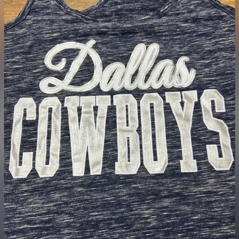 Dallas Cowboys Tank Silver Size XS - Image 3