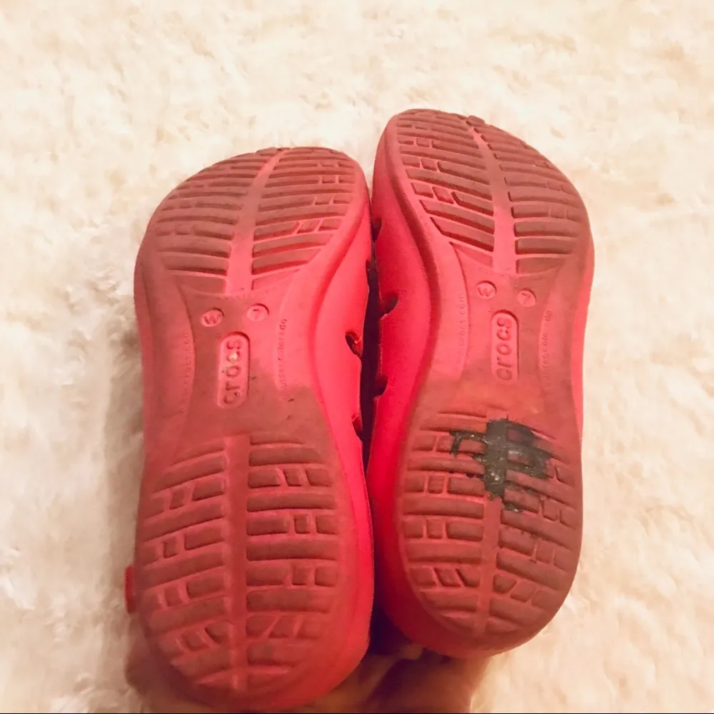 CROCS Pink Springi Ballet Flats Women’s Size 7 Summer Comfy Outdoor Shoes - Image 6