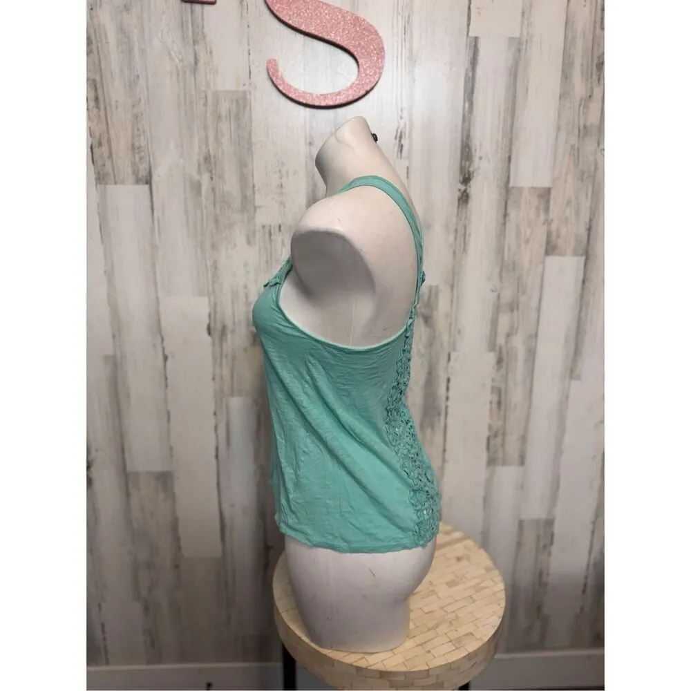SO  green tank top blouse size XS - Image 3