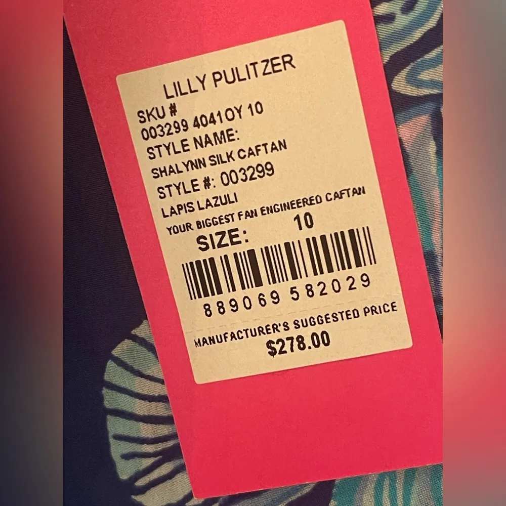 Lilly Pulitzer Shalynn Silk Caftan - Image 8