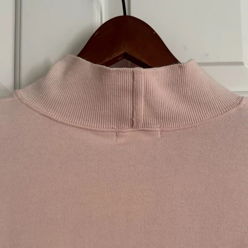 Vintage Regina Porter Pink‎ Beaded Knit Dress Tunic Size S 80s Western Mock Neck Pink - Image 6