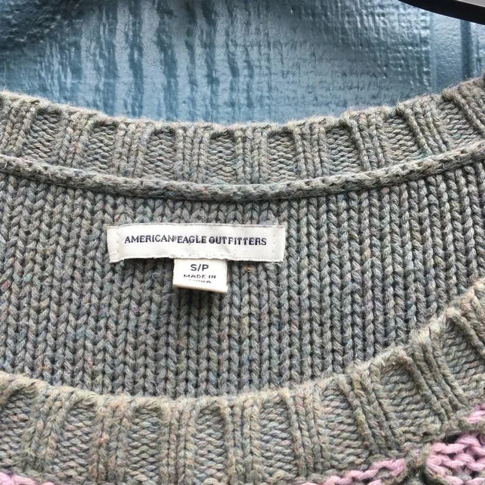 American Eagle Outfitters Multicolor Stripe Knit Sweater Women’s Size Small - Image 2