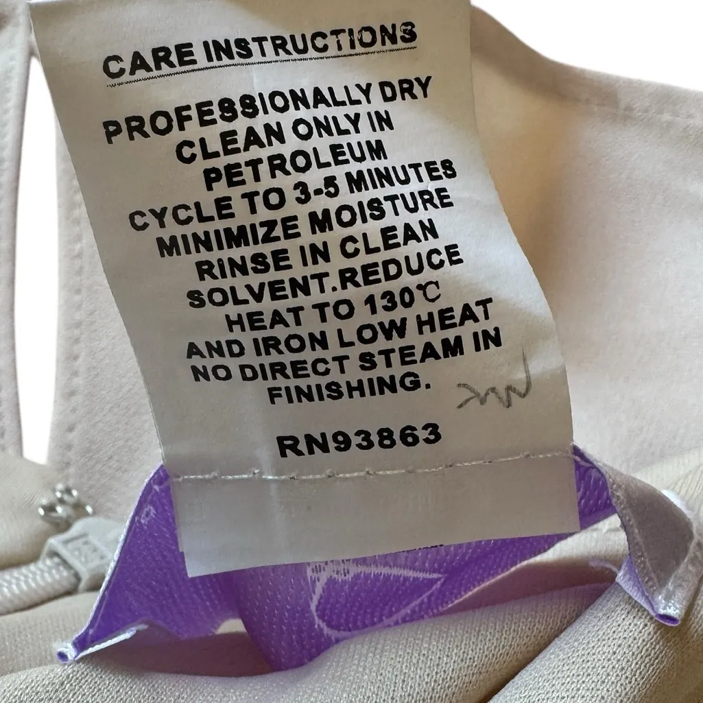 Hayley Paige Occasions W914 One-Shoulder Bridesmaid Dress Size 22 Cashmere NWT - Image 12