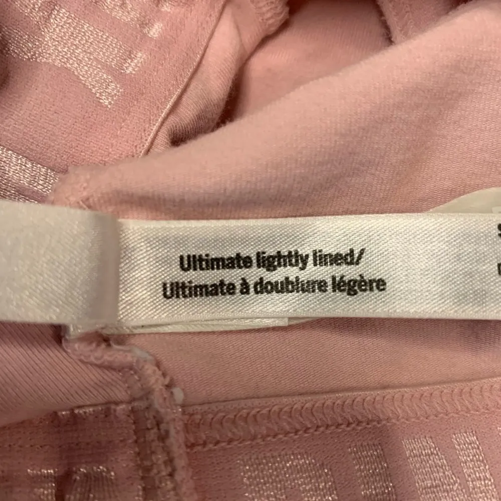 Women’s 𝅺Victoria’s Secret PINK Ultimate light pink sports bra size small - Image 6