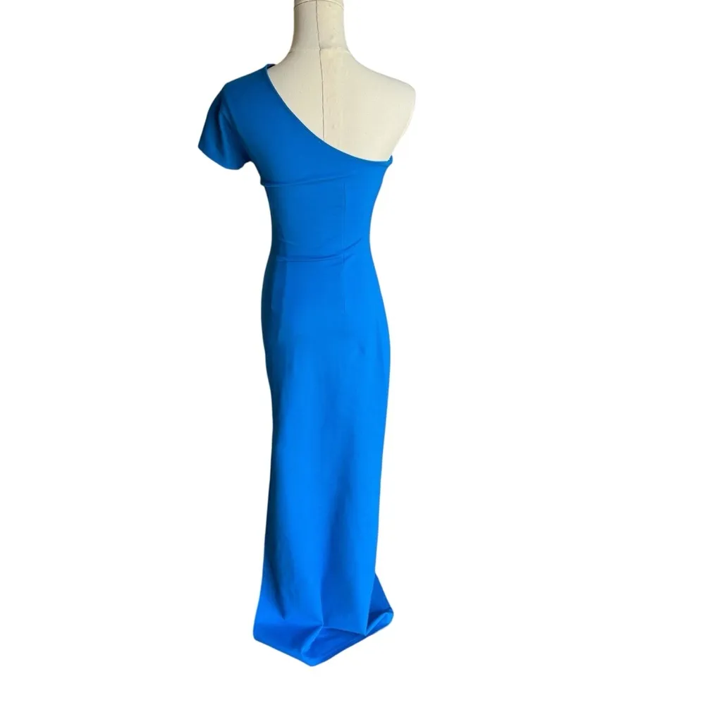 Staud - NWT Adalynn Director Blue One-Shoulder Maxi Dress Sz XS - Image 6