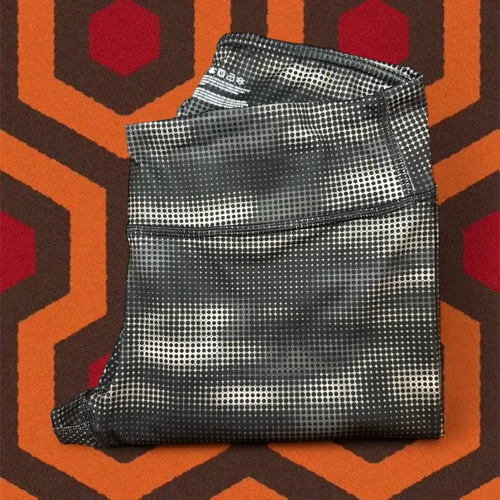 Grey Print Women’s Active Running Leggings - Image 7