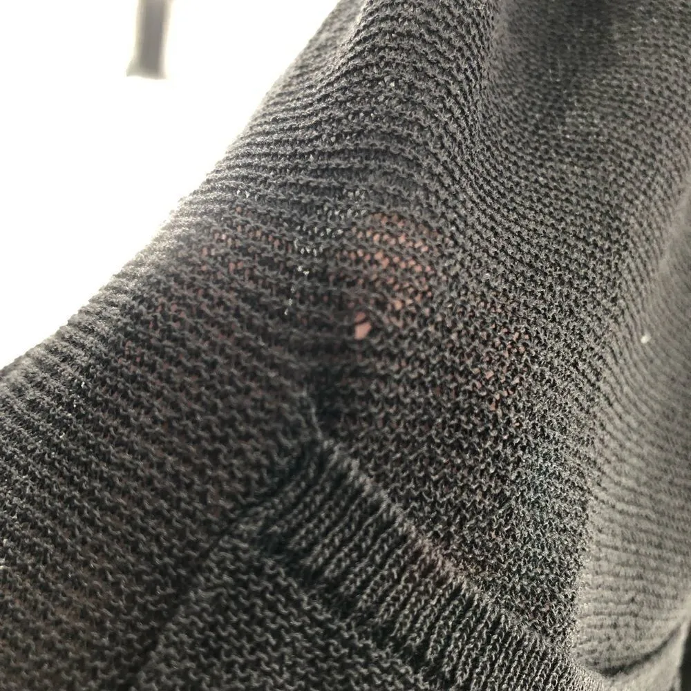 alfani button front cardigan deep black small‎ - Image 7