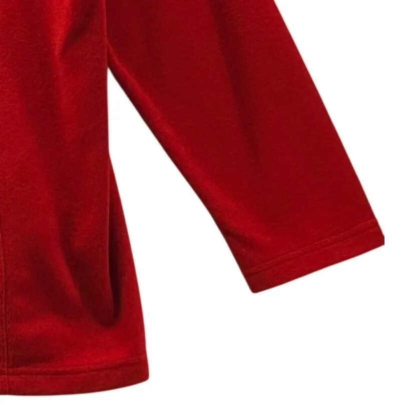 Lands End Fleece Pullover 1X Red - Image 4