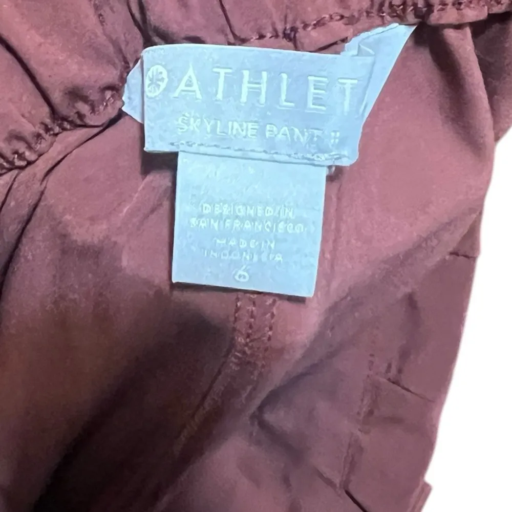 Athleta Skyline II Tie Waist Pants Size 6 in Cognac - Image 7