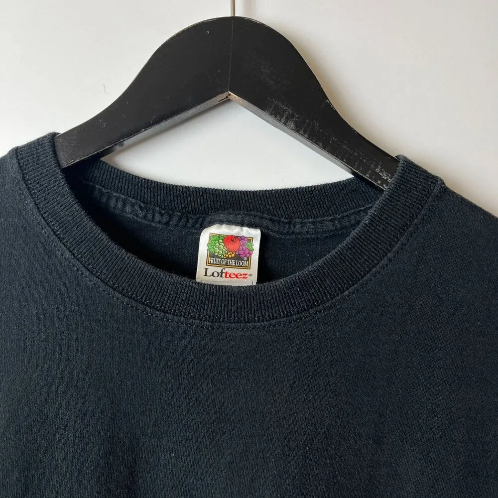 Jazzing Up Your Business T Shirt Vintage 90s Black Large L Graphic Tee Solid - Image 7