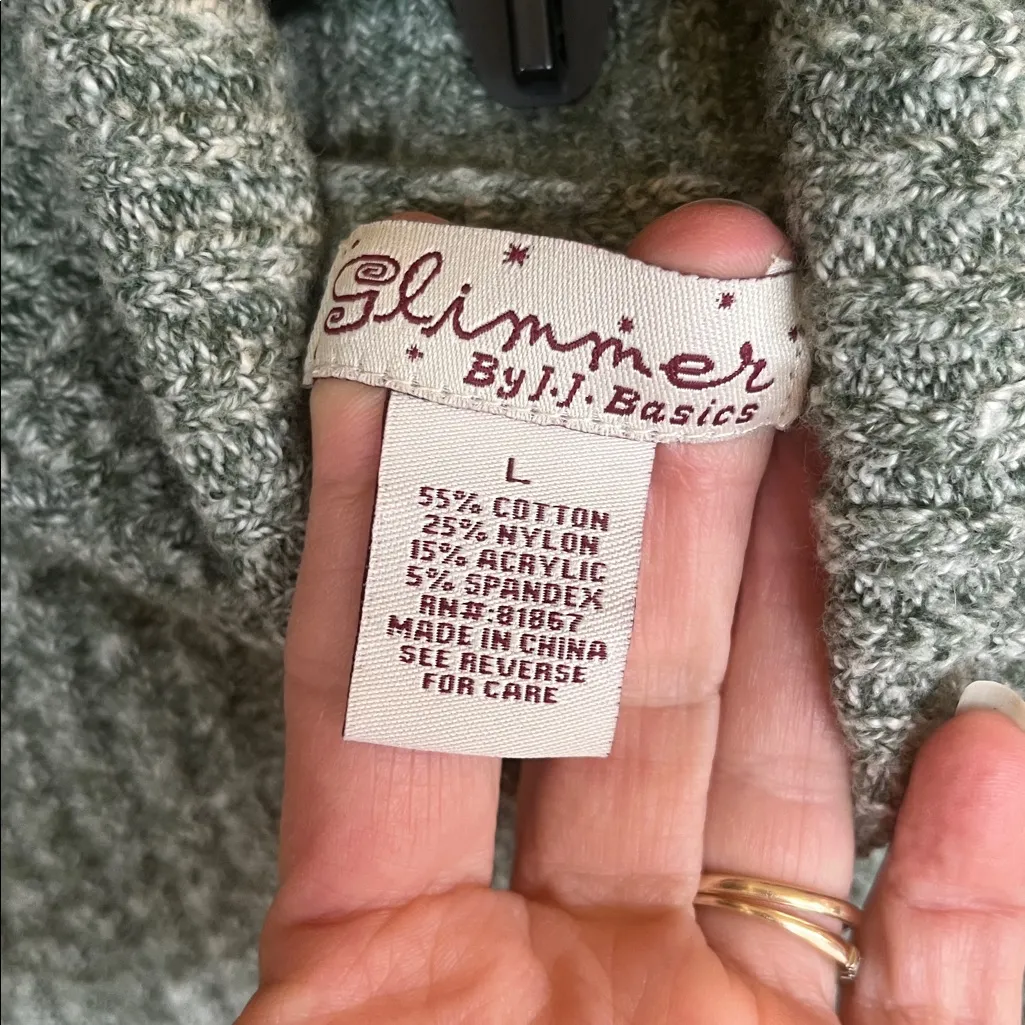 Sweater Dress Green Turtleneck Size undefined - Image 3