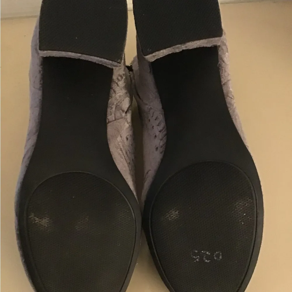 Zigi Soho women gray paisley velvet heel boots US 9.5 - Image 7