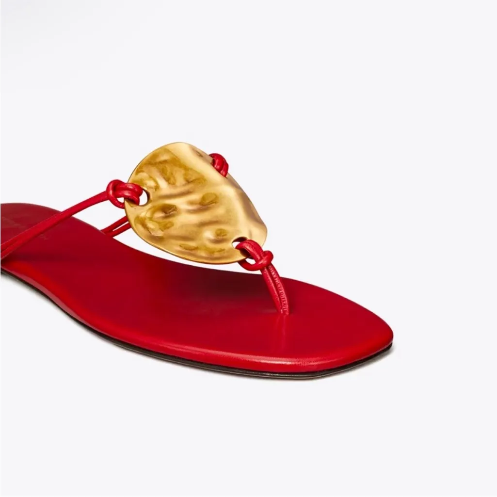 Tory Burch  Women's Patos Leather Sandals - Image 3