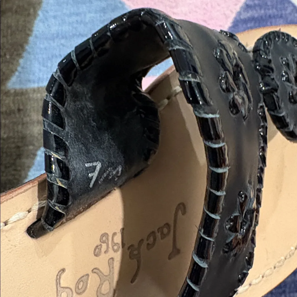 Black Jack Rogers Sandals - Image 4