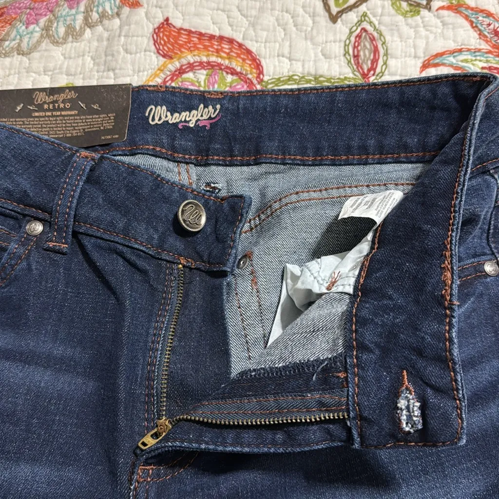 Wrangler Retro women’s size 9 x 32 Mae mid-rise boot cut jeans cowgirl western - Image 8