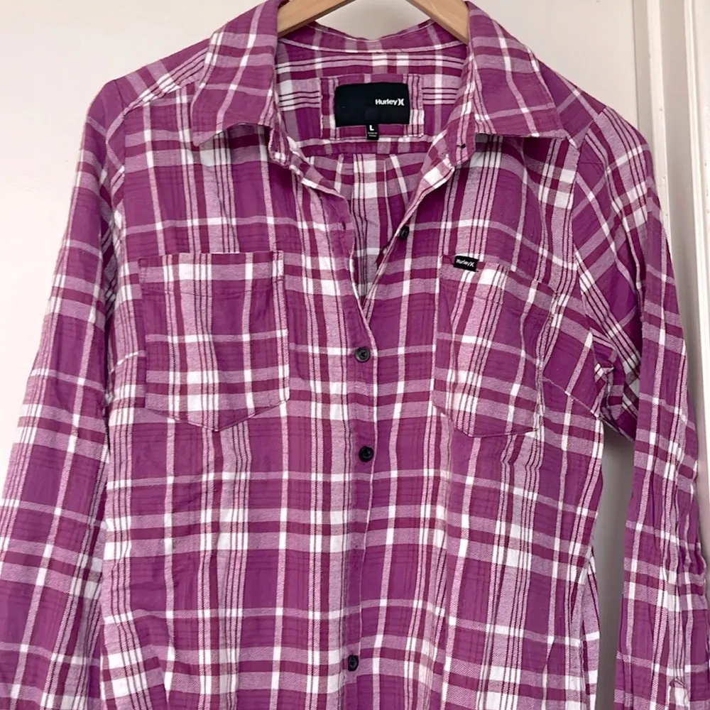 flannel rare purple grape  sz L - Image 4