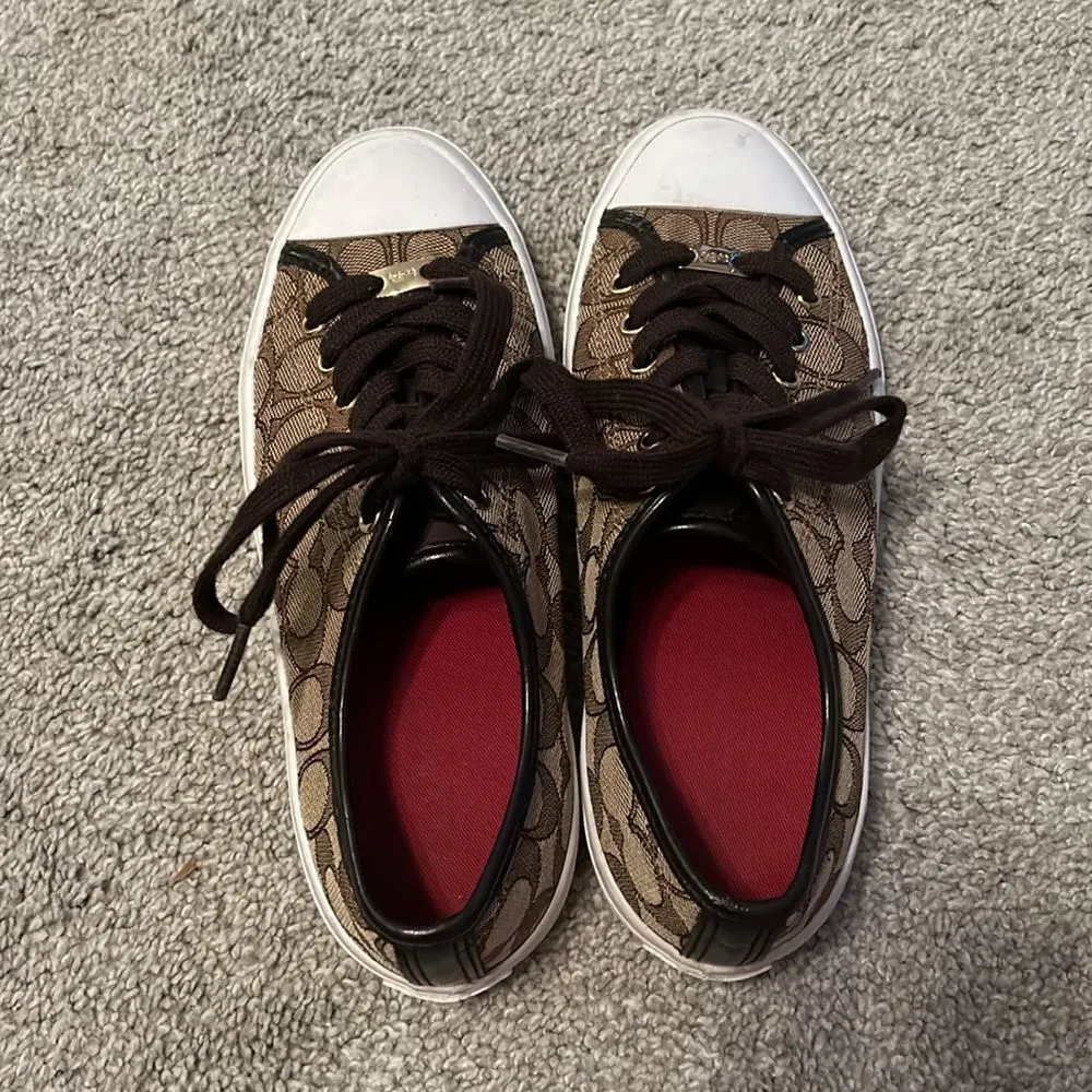 COACH Empire Sneakers Shoes Size 7.5B‎ - Image 2