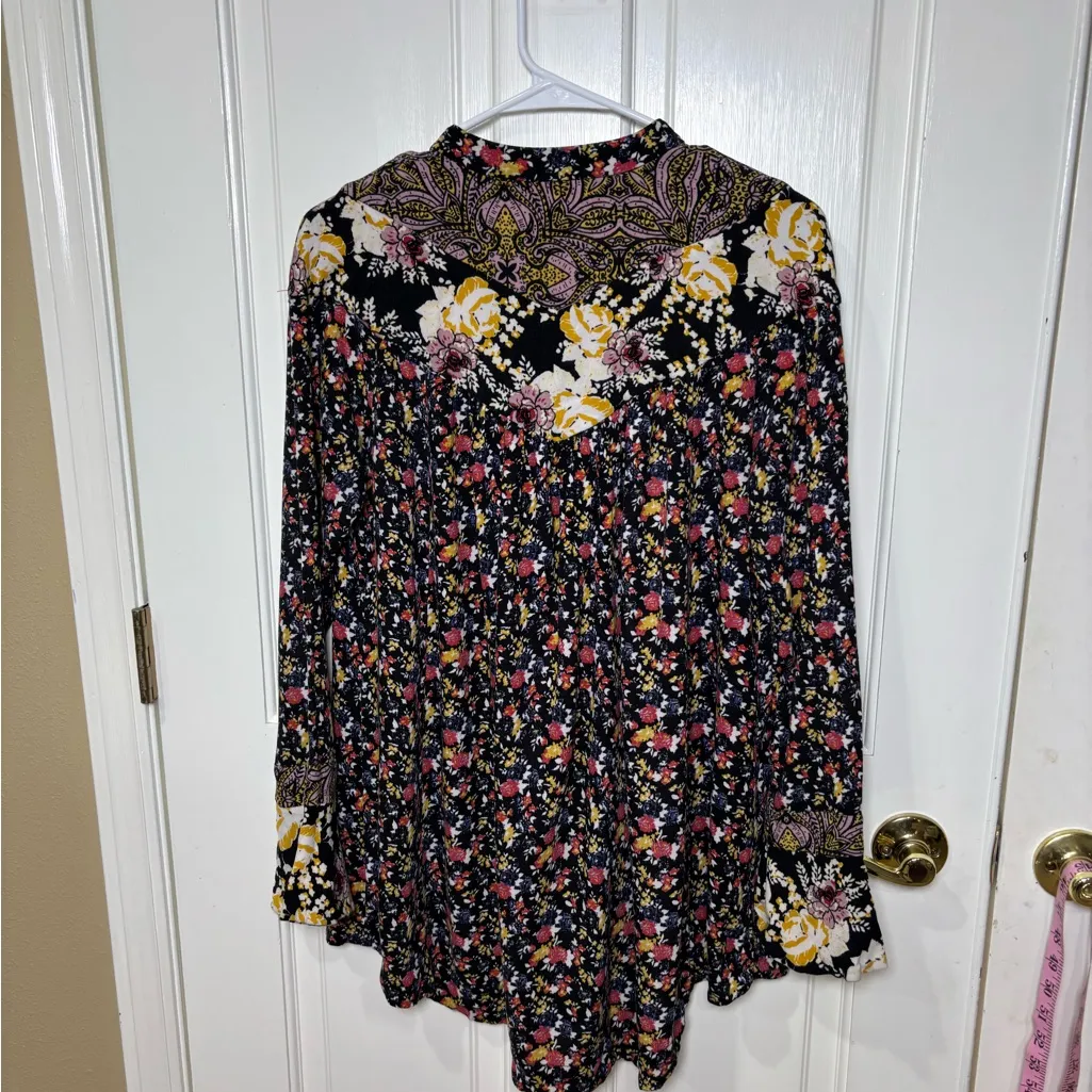 Free People  Wildflower Fields Henley Top S - Image 6