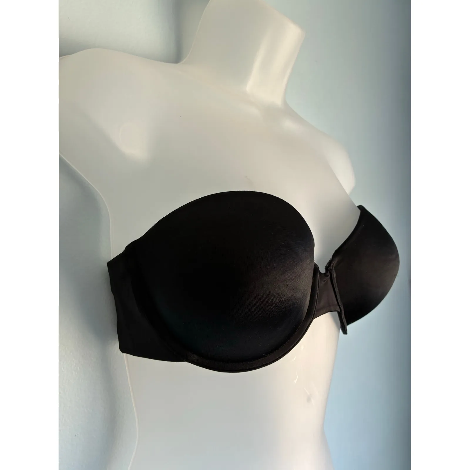Maidenform Strapless Push Up Bra Black 38B - Image 2
