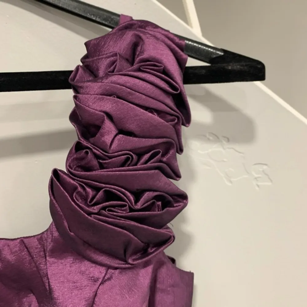 Fiesta Purple Mini One Strap Dress Size M - Image 2