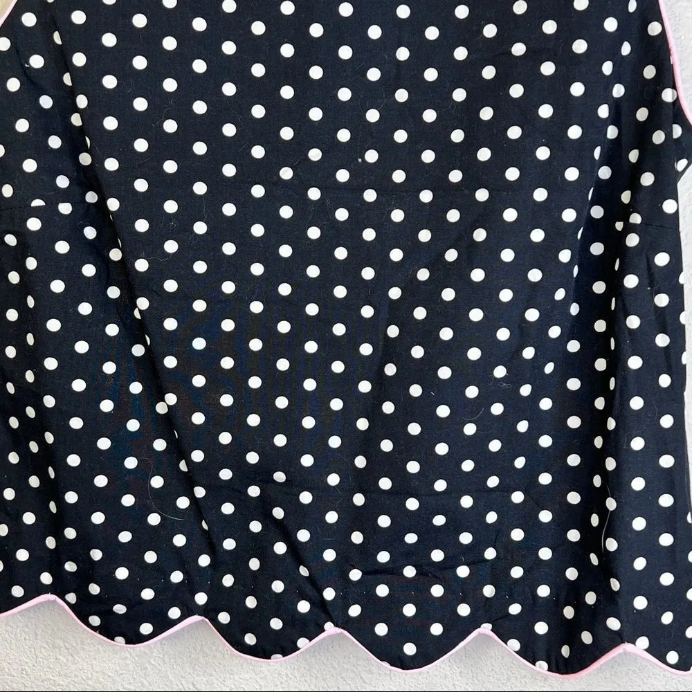 Tailor New York Polka Dot Top Size 10 - Image 12