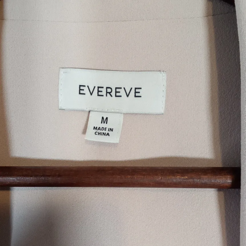 Evereve Sleeveless Blazer Vest Coquette Ballet Chic Blush Nude Womens M - Image 3