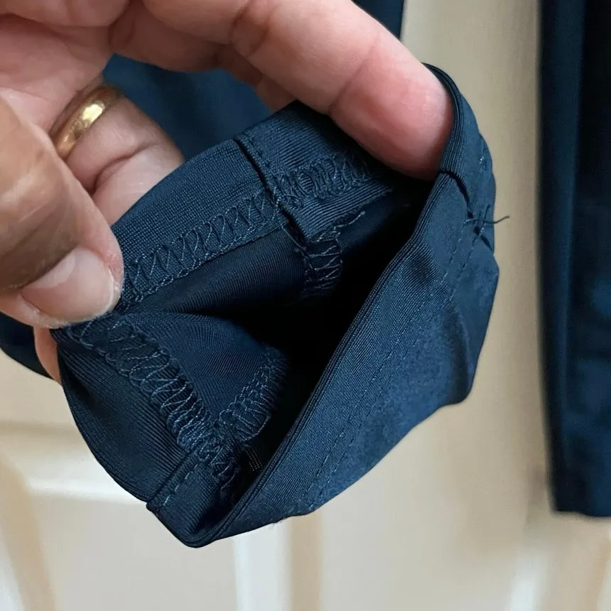 Zubaz Blue Side Green Mesh Panels NFL Seattle Seahawks Graphic Leggings Size XS - Image 5