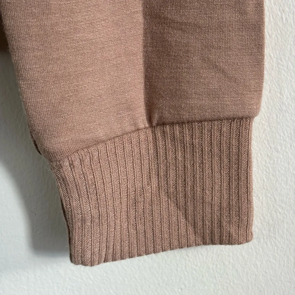 Forever 21 Tan Women’s Crisscross Pullover Sweatshirt Size XS - Image 5