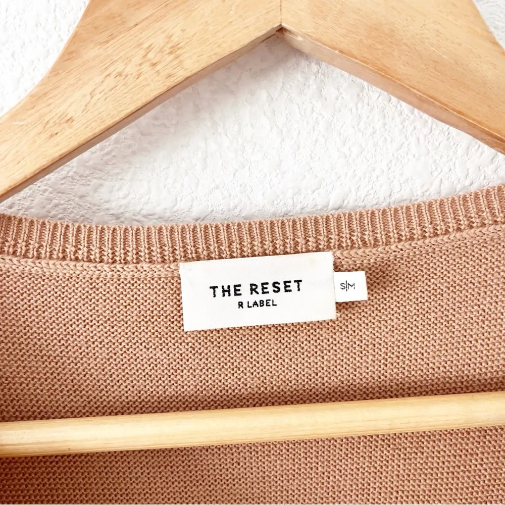 The Reset R Label Essential Pullover Dolman Sleeve Sweater in Ginger Tan - Image 2