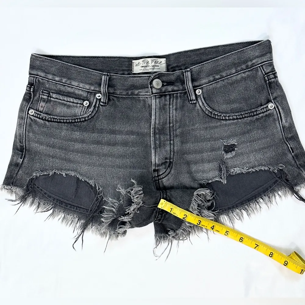 Free People x  Loving Good Vibrations Shorts - Sulphur Black - 27 - Image 9