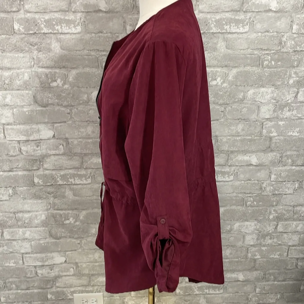 Maurices solid zip front soft anorak jacket - Image 6