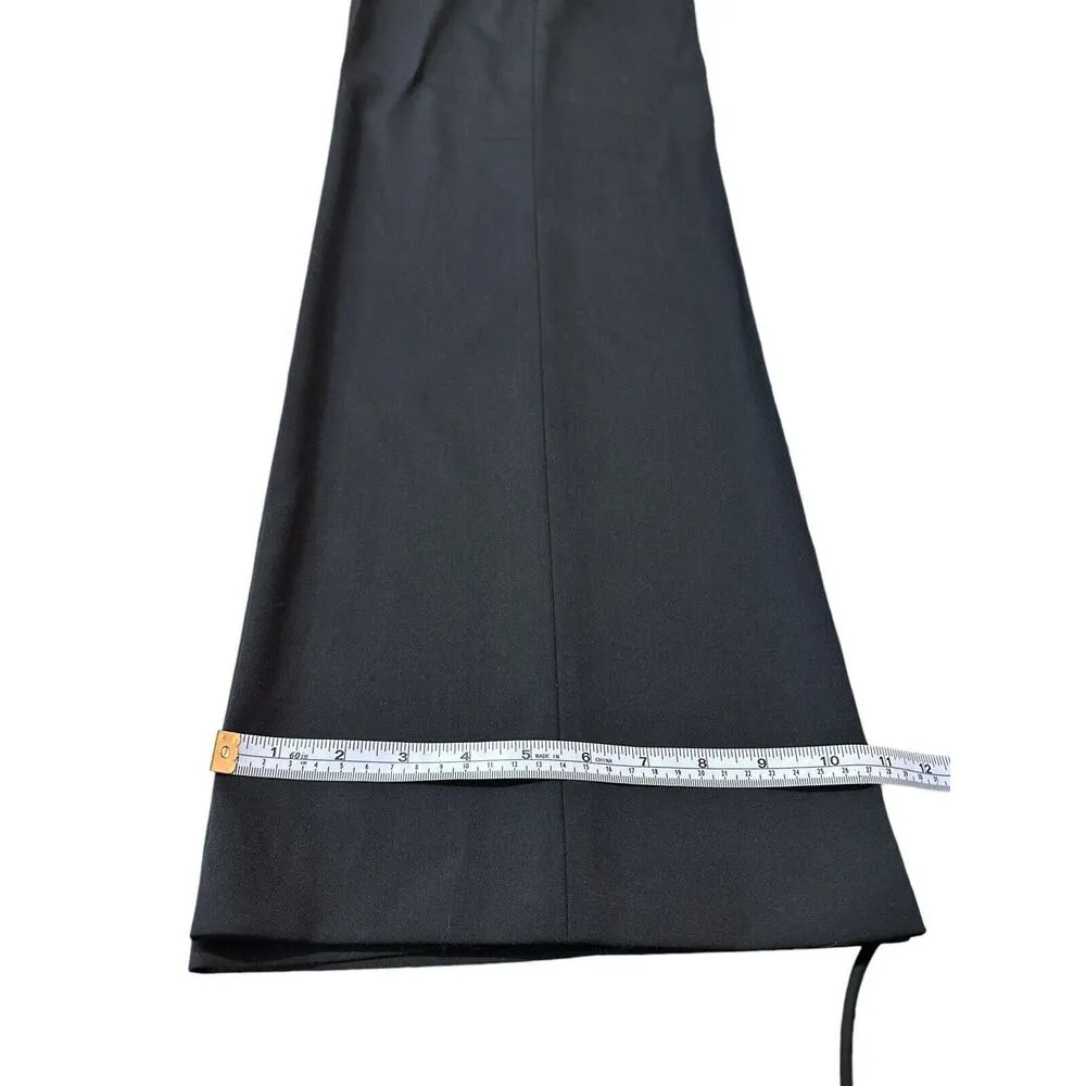 Dress Jeans Size XS Black Straight Drawstring Waist W/Pockets RN 77302 - Image 7