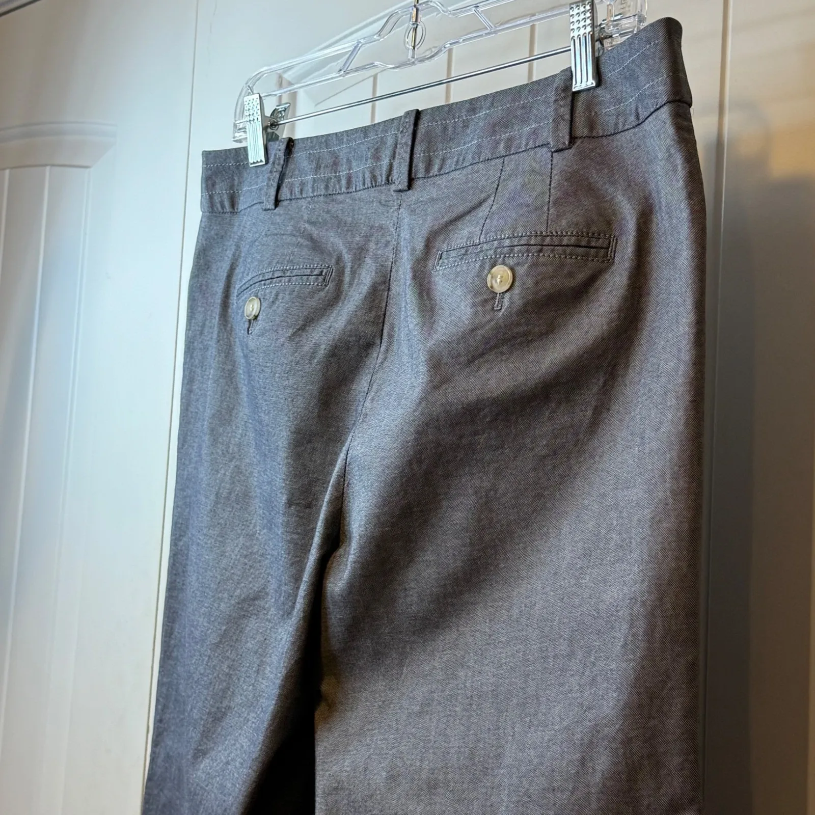 Talbots Womens Gray Bootcut Pants Career Casual Business Casual Workwear Sz 10 # - Image 5