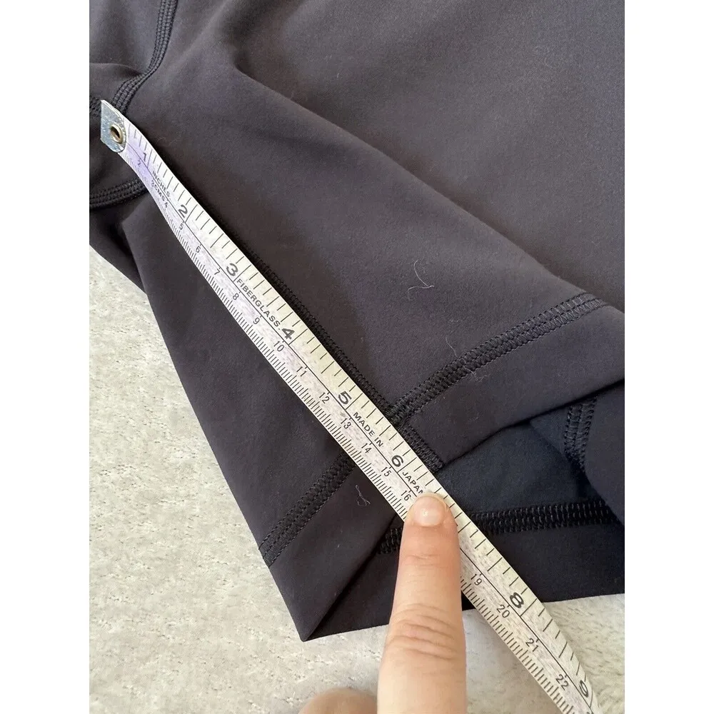 Lululemon Wunder Train High Rise Short 6"  Size 4 Black - Image 5
