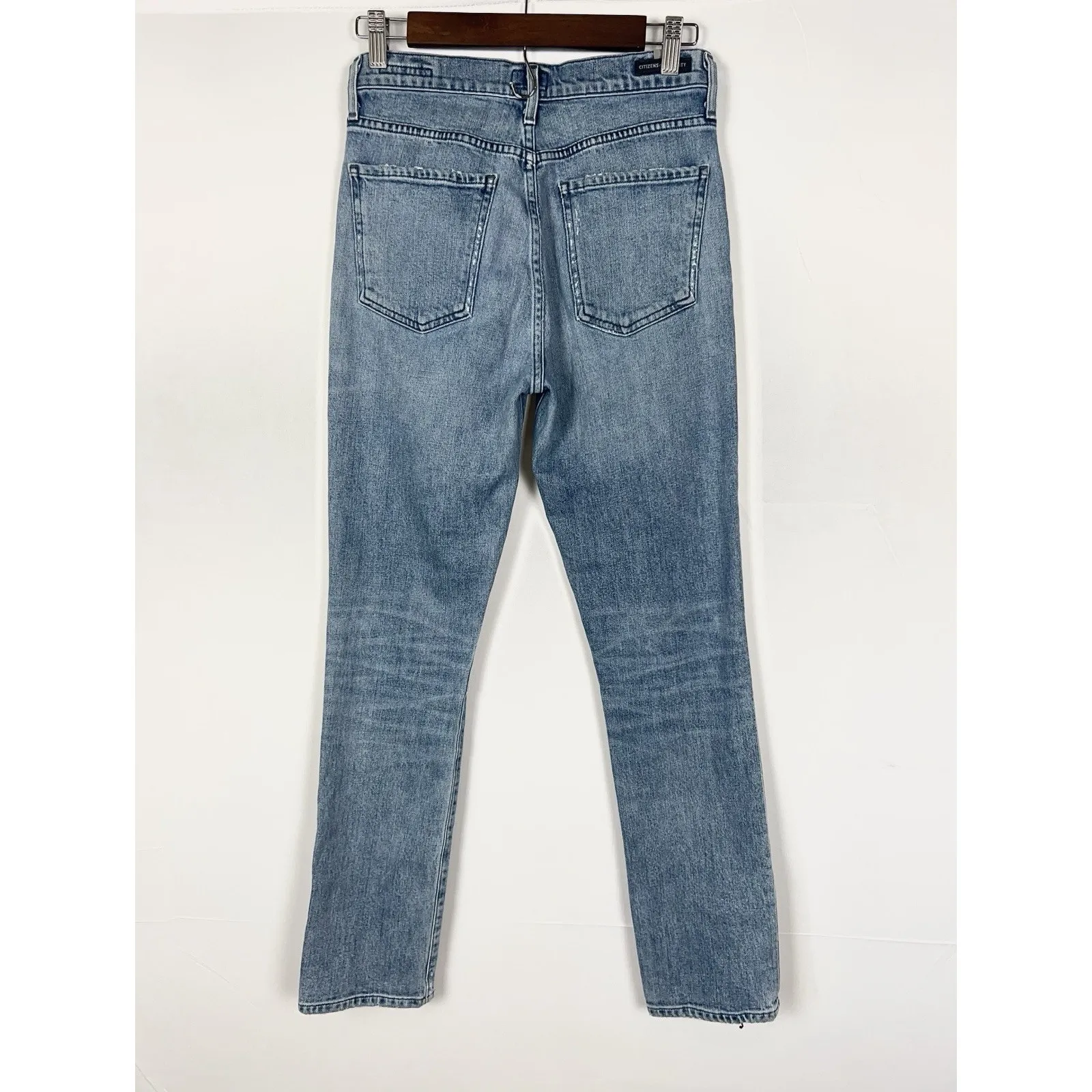 Citizens Of Humanity Olivia Long Button Fly High Rise Slim Denim Jeans 26 - Image 6